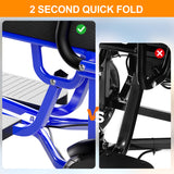 SJGOOD M2 BV FRT MB | Foldable 3-Wheel Mobility Scooter