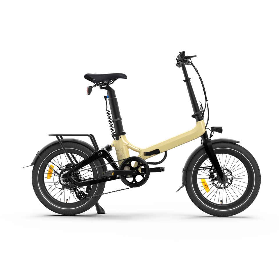 Onemile Nomad E2 Electric Folding Bike 250W 36V 10ah 20*4.0inch Tyre 25km/h Speed 80km Range Hydraulic Disc Brake
