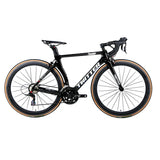 Adult Racing Bike Carbon Road Bicycle with 30mm Carbon Wheel