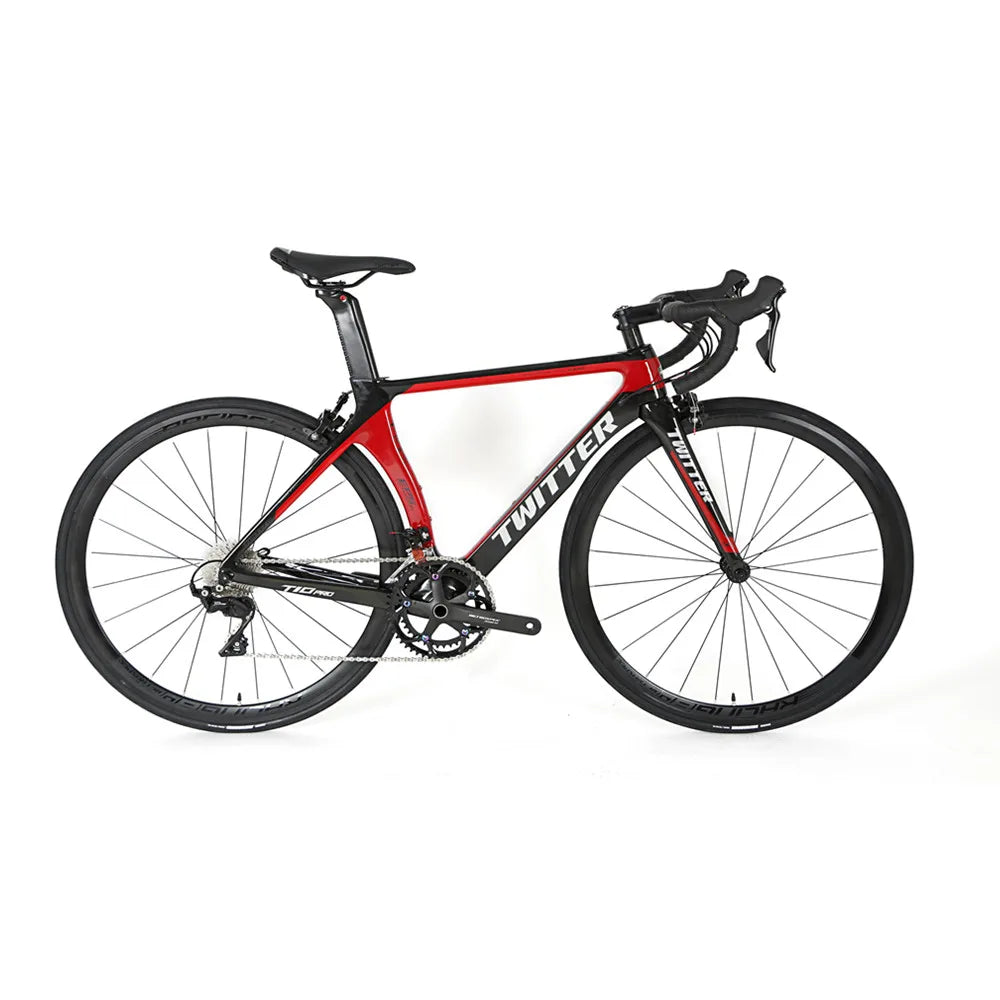 2021 New Model Design T10 Carbon Fiber Road Bike Piece Racing City Road Bicycle Road Disc Complete Bikes for Men