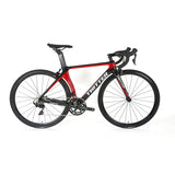 2021 New Model Design T10 Carbon Fiber Road Bike Piece Racing City Road Bicycle Road Disc Complete Bikes for Men