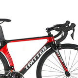 2021 New Model Design T10 Carbon Fiber Road Bike Piece Racing City Road Bicycle Road Disc Complete Bikes for Men