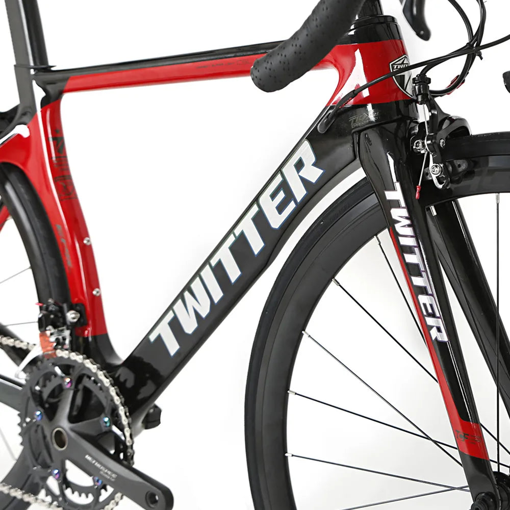 2021 New Model Design T10 Carbon Fiber Road Bike Piece Racing City Road Bicycle Road Disc Complete Bikes for Men