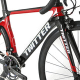 2021 New Model Design T10 Carbon Fiber Road Bike Piece Racing City Road Bicycle Road Disc Complete Bikes for Men